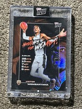 Victor Wembanyama 2024 Topps Now History For Wemby VW3