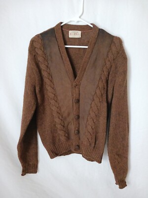 ARROW ヴィンテージモヘア　カーディガン Vintage ARROW】60's/60年代ヴィンテージアーガイルカーディガン/推定