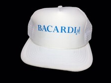 Vintage Bacardi Rum Trucker Hat Mesh SnapBack