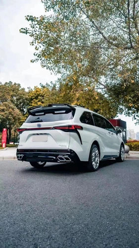 Fit for Sienna 2021 2022 XL Glossy Black Rear Tail Wing Trunk Lip Spoiler - Picture 6 of 6