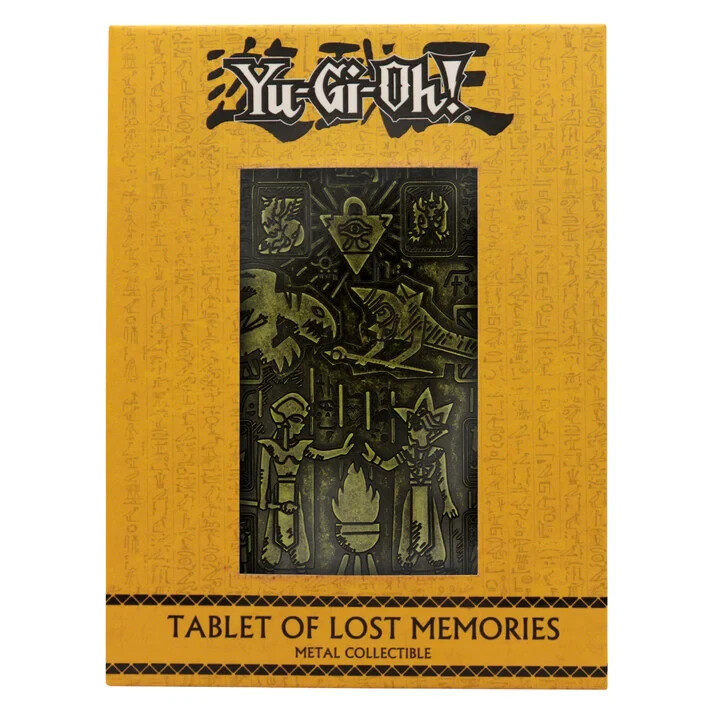 Yugioh Tablet Of Lost Memories Ingot Metal Card Figurine
