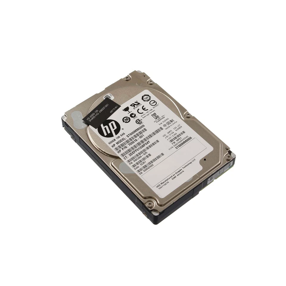 HP SAS Festplatte 600GB 10k SAS 6G 2,5" 658537-001 A2Z21AA ST600MM0006