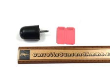 Stock forearm forend sporter sporting rifle tip cap end Plastic w/ stud 749245