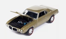 1969 Pontiac Firebird Royal Bobcat  Gold Poly  *RR* Auto World Premium 1:64
