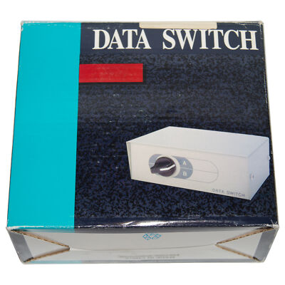 KVM Data Switch - 2 Fach - VGA + PS/2 - Analog - Neu & OVP