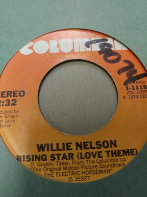 WILLIE NELSON RISING STAR 7" VINYL 45RPM RARE OOP VERY GOOD | eBay