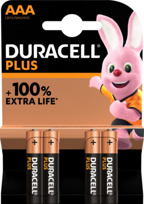 40 x Duracell - AAA Micro Plus LR03 Batterien 100% LANGLEBIGER* MN2400 10 x 4er