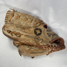 Spalding Baseball Glove Jim Palmer Chrome Tanned Leather LHT 42-5386 Left Hand