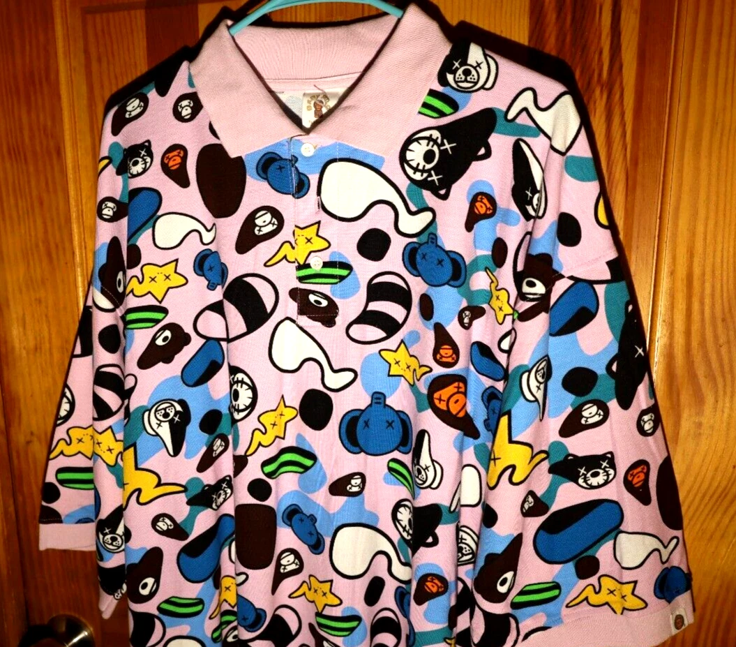 A Bathing Ape Hawaiian Casual Button-Down Shirts for Men for sale
