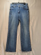Vintage Lee Riders Jeans Womens Size 30x28 Boot Cut Blue Dark Wash Jean Pants