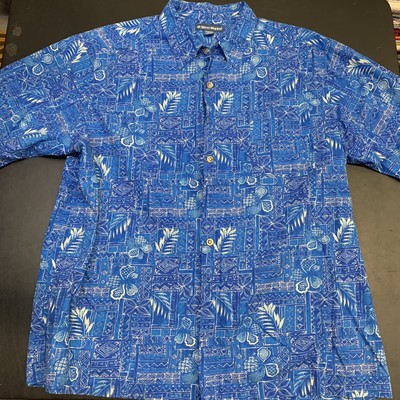 Mens West Marine Button Up Shirt 2XL 