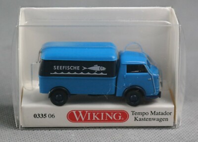 WIKING 033506/0335 06 (H0, 1:87) Tempo Matador Kastenwagen ''Seefische'' NEUWARE!