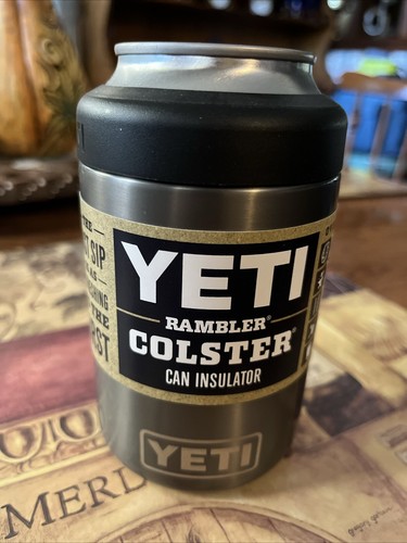 YETI Rambler 12 oz. Colster can Insulator Graphite Retired! New With Tags!