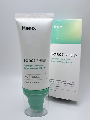 Hero Force Shield Superlight SPF 30 Sunscreen 1.69 oz Exp 06/2025