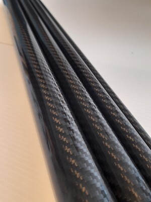 Tubo In Fibra Di Carbonio Plain 3k Modellismo / Telescopico - Foto 9