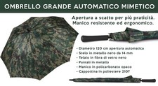 Ombrello grande mimetico antivento automatico da caccia da pesca militare unisex