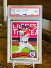 Juan Soto Silver /99 2011 Logo PSA 9 Parallel 2021 Archives LOW POP