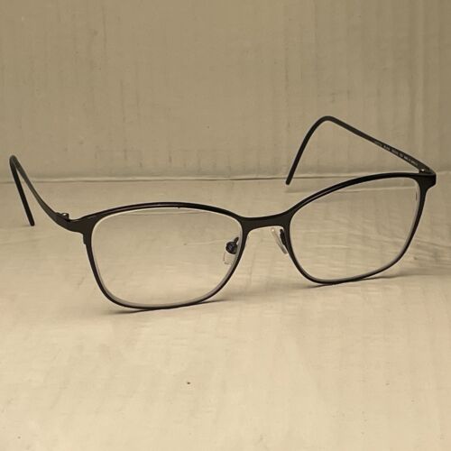 GÖTTI Switzerland Glasses Frames LIOTTA Black Metal Rectangle Full Rim 50-15 137 - Picture 2 of 12