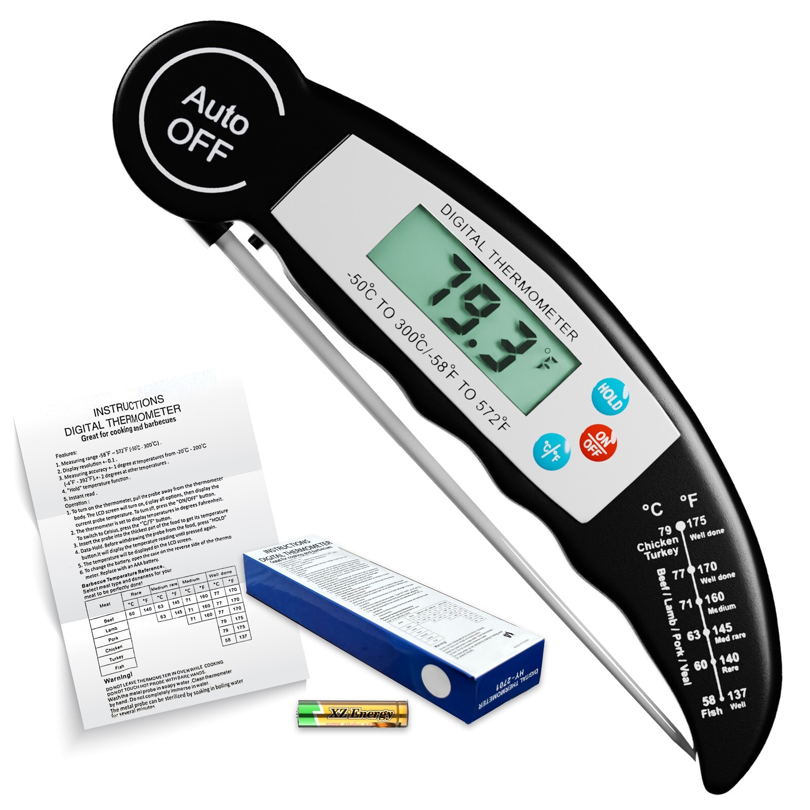 Meat Thermometer Digital for Cooking & Baking, Grilling Wireless-image