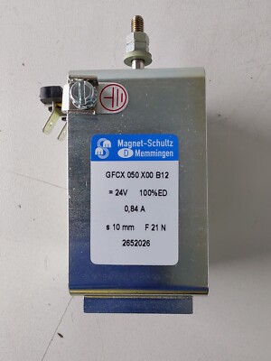 Magnet Schultz GFCX 050 X00 B12 DC Single-Acting Solenoid | eBay