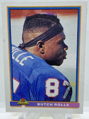 Butch Rolle Nfl 1991 Topps Football Butch Rolle #37 Buffalo Bills (db) | eBay