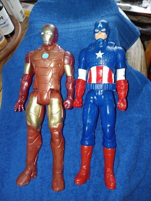 Marvel Iron Man & Caption America Avengers Action Figure Set of 2