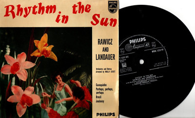 Rawicz And Landauer:EP:Rhythm In The Sun-4 Tracks:UK Philips:1959