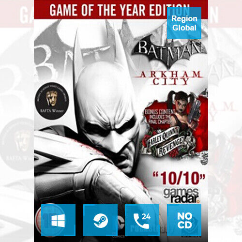 Batman Arkham Asylum GOTY - Buy Steam Game Key