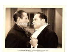 AB300 Edward Arnold John Miljan Unknown Blonde 1934 8 x 10 vintage photo