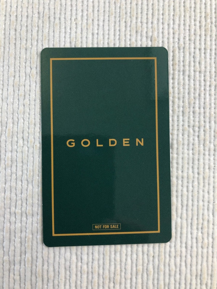 BTS GOLDEN Universal Music Japan Limited Official Photo Card