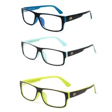 Clear Lens Fashion Glasses Trendy Style Rectangular Style Frame Clear Lens Frame