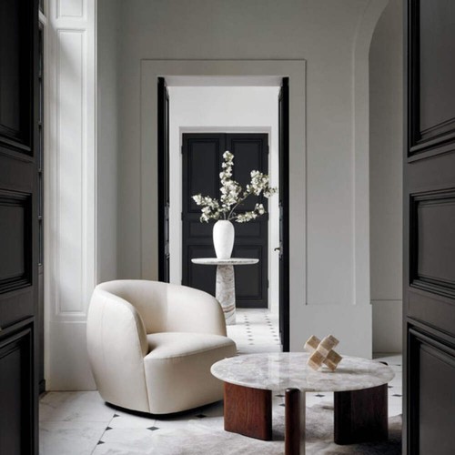 Scandinavian, Modern, Minimalist Marble Sormio Coffee Table - Bild 14 von 14