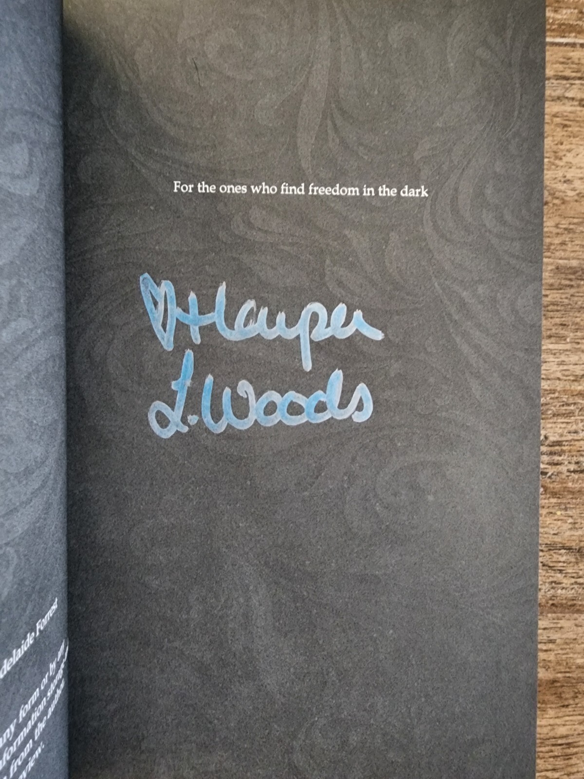 SIGNED Of Flesh and Bone series by Harper L Woods What lies beyond the ...