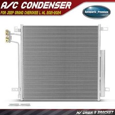 Ac Ac Condenser W Drier Bracket For Jeep Grand Cherokee L Wl 2021 2022-2024