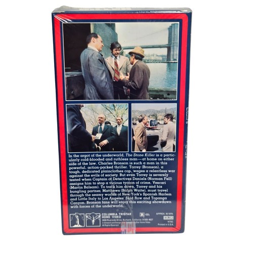 The Stone Killer VHS Tape Sealed Columbia Watermarks Charles Bronson - Picture 7 of 7