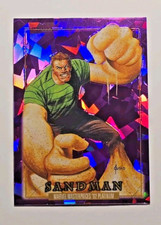 2024 Marvel Masterpieces '92 Platinum Sandman Purple Crystals #77