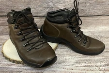 Rockport Hiking Boots Ankle Women’s 7.5M Brown Leather HydroShield Waterproof