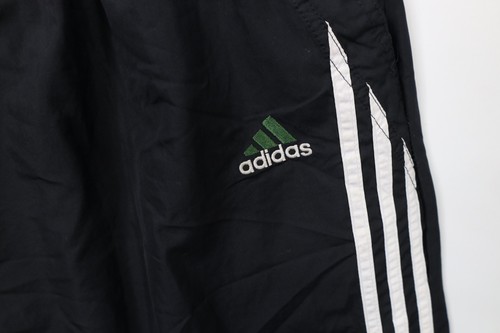 Pantalon coupe-vent doublé rayé vendu évasé homme XL vintage années 90 Adidas