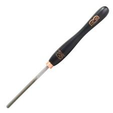 Crown Tools 236RAZW 3/8 Inch M42 Spindle Gouge, 10 Inch Black Ash Handle