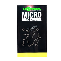 Korda Micro Rig Ring Swivel Large - Wirbel, Karpfenwirbel, Ringwirbel Baitholder