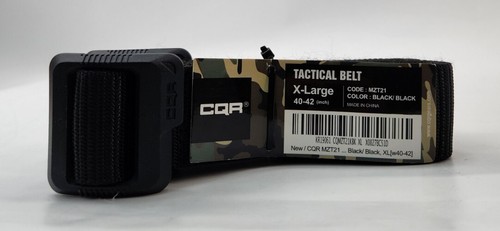 CQR 2 Pack Tactical Military Webbed Black Belt X-Large 40-42 MZT21 - Picture 2 of 7