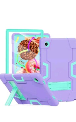 Samsung Galaxy Tab A8 10.5'' Case SM-X200/X205/X207 Shockproof Tablet Purple