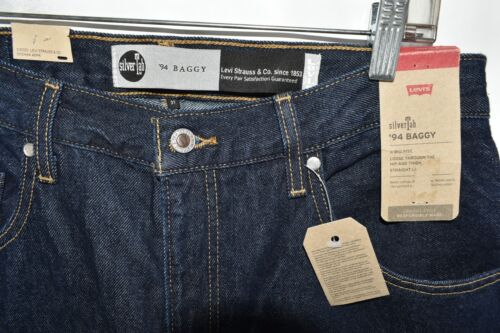New Levi's Silvertab 94 Baggy Dark Blue Jeans Womens Size 31x31 - Bild 5 von 10