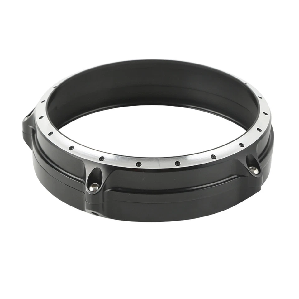 Cubierta de anillo de ajuste de bisel de faros de 7" apta para BMW R Nine T ABS 2014-2017 aluminio Foto 2 de 4