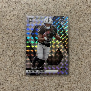 2025 Panini Mosaic Ashton Jeanty Silver Mosaic Prizm RC #345