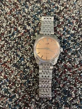 Merkur Cross Line Salmon Dial Automative