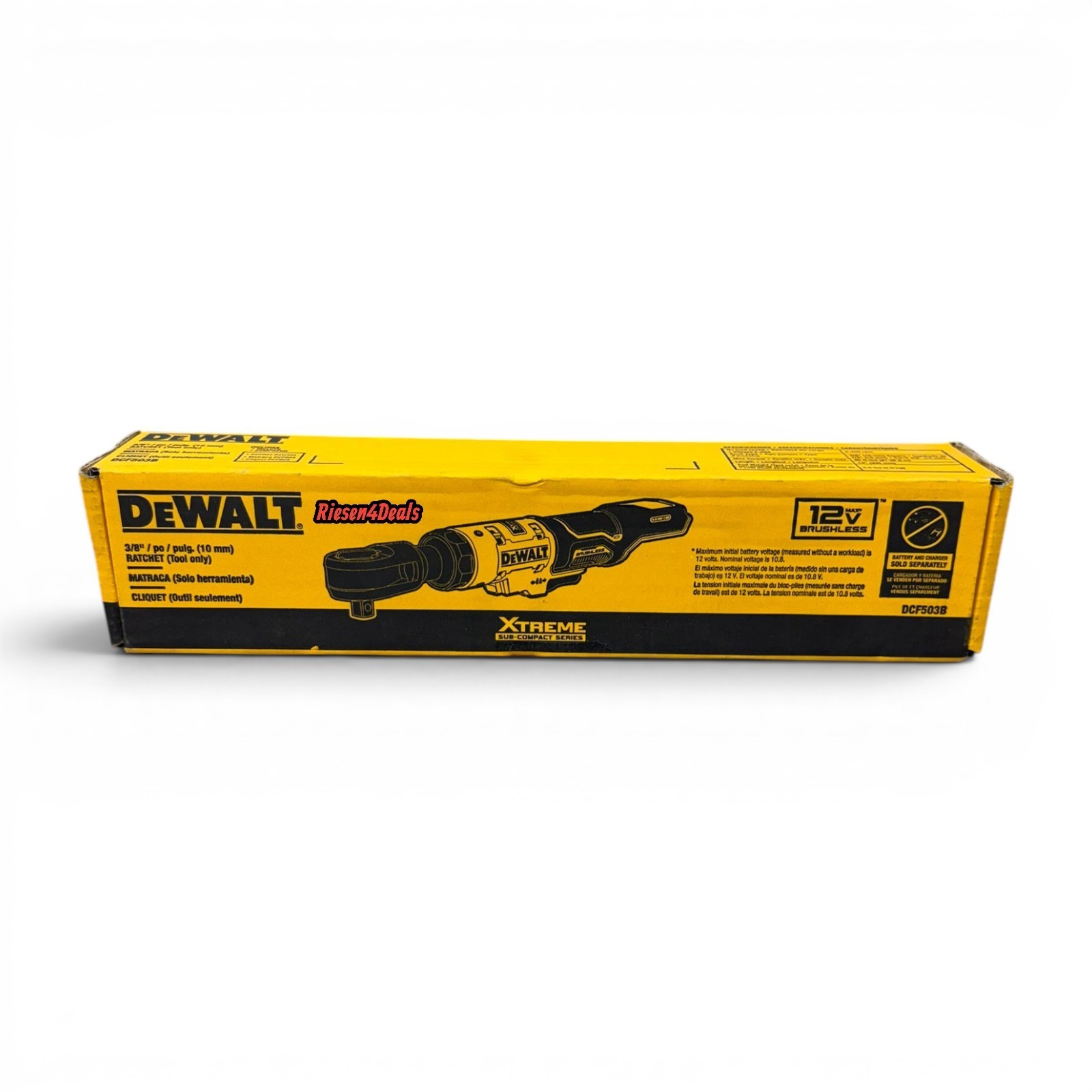 DEWALT 12 Volt DCF503B XTREME 12V MAX Cordless Brushless 3/8
