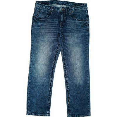 Camp David W34 L30 Jeans Trousers Blue Mens Straight Stretch Regular Thick Stitch 50
