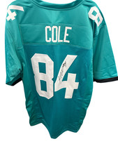 #84 Keelan Cole Jacksonville Jaguars Teal Color Autographed Jersey with JSA/COA
