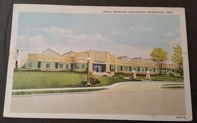 Middletown,OH/ Armco Research Laboratories/ Exterior/ Vintage Postcard PC 